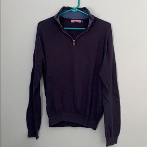 Vineyard Vines Cashmere Quarter Zip Sweater